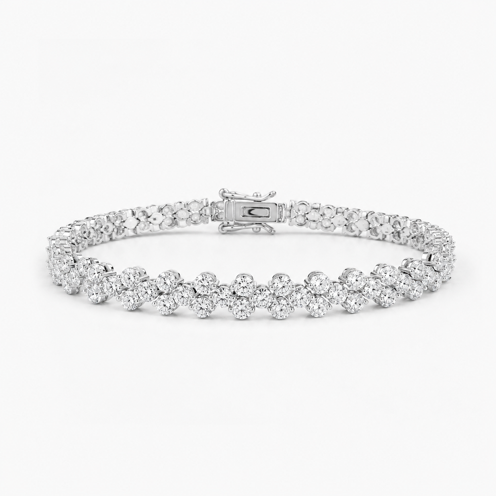 Moissanite Bracelet – Royal Tennis 6mm