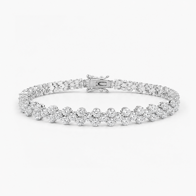 Moissanite Bracelet – Royal Tennis 6mm