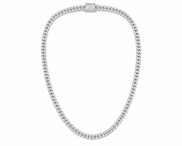 Moissanite Chain – Miami Cuban 6mm