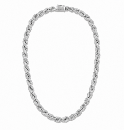 Moissanite Chain – Diamond Rope 8mm