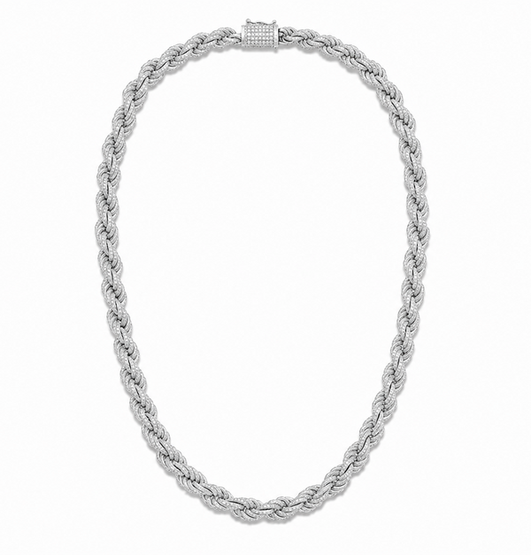 Moissanite Chain – Diamond Rope 8mm