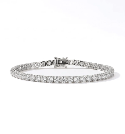 Moissanite Bracelet – Classic Tennis 4mm