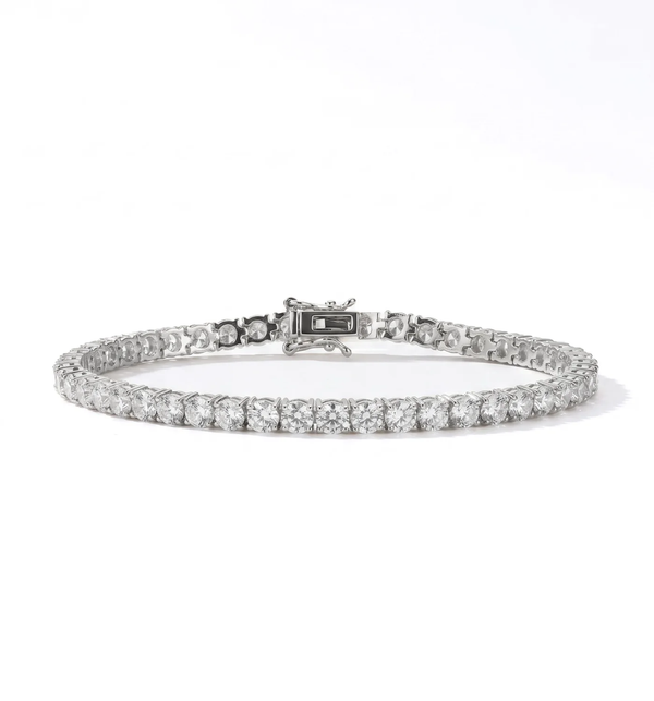 Moissanite Bracelet – Classic Tennis 4mm