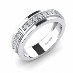 Moissanite Ring – Diamond Band