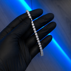 Moissanite Bracelet – Classic Tennis 4mm