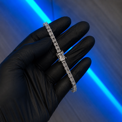 Moissanite Bracelet – Classic Tennis 4mm