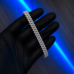 Moissanite Bracelet – Ice Cuban 6mm