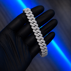 Moissanite Bracelet – Diamond Cuban 7mm