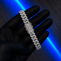 Moissanite Bracelet – Diamond Cuban 7mm